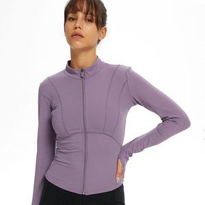 LIT fitted revival zip up jacket NWT